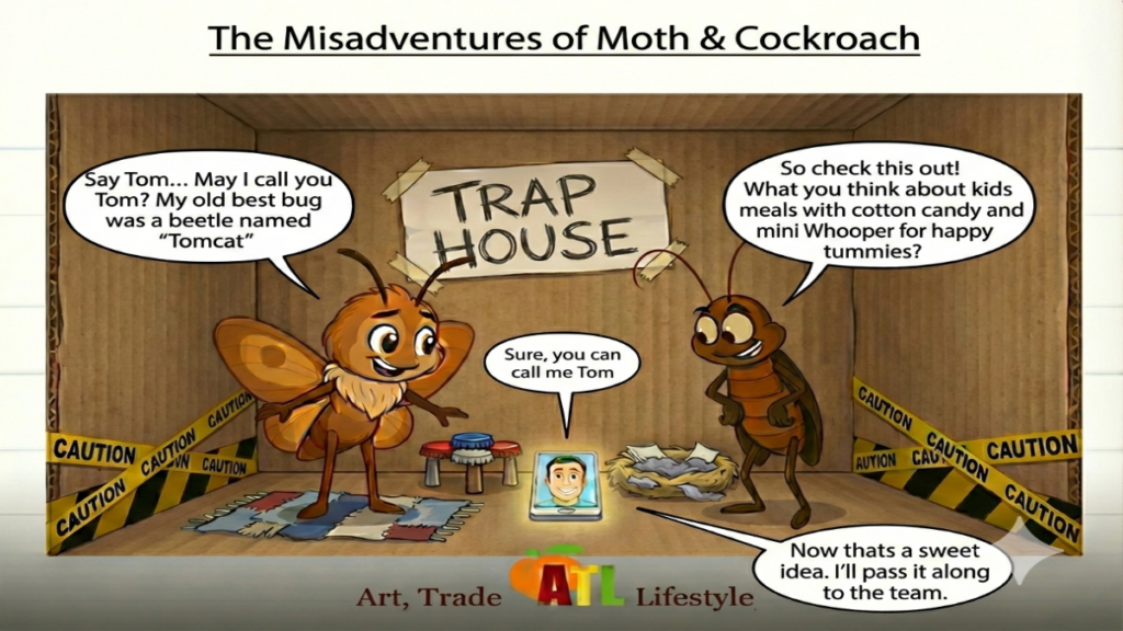 Moth and Coockroach - Burger King