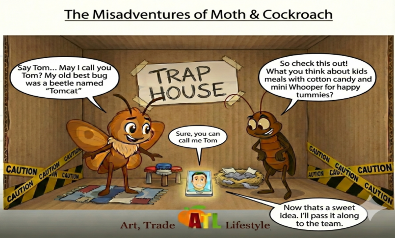 Moth and Coockroach - Burger King