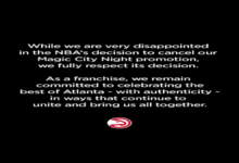 Atlanta Hawks Announcement