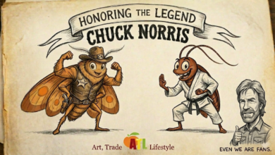 Moth and Cockroach dedication to Chuck Norris