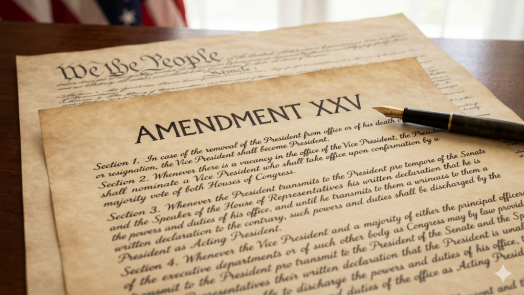 The 25th Amendment of the United States Constitution