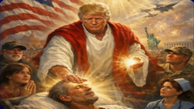 Trump AI image of Jesus