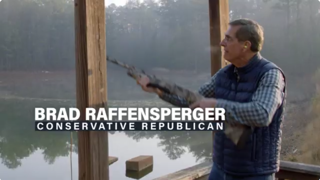 Brad Raffensperger campaign attack ad
