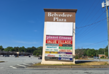 Belvedere Plaza Sign