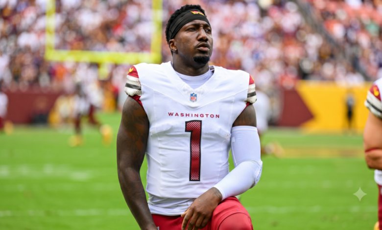 Deebo Samuel in a Washington outift