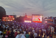 FIFA fans at Centennial Park