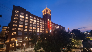 View of Ponce City Market from the Beltline.