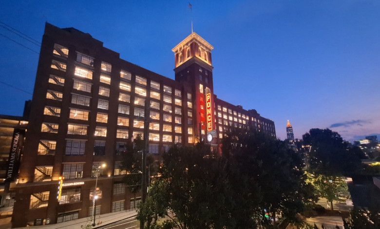 View of Ponce City Market from the Beltline.