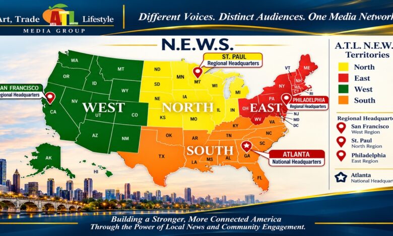A.T.L. N.E.W.S. Network Map