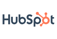 HubSpot logo centered on a white background.