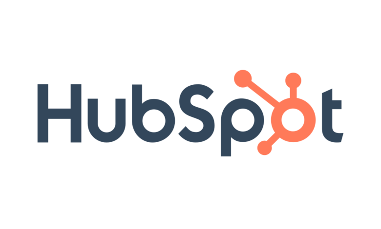 HubSpot logo centered on a white background.