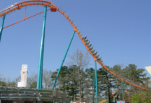 Goliath Roller Coaster at Six Flags Over Georgia