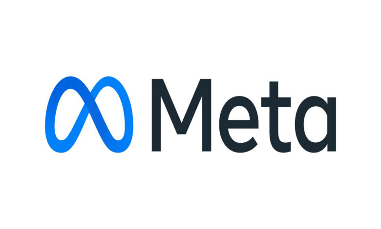 Meta Platforms logo featuring the blue infinity symbol and company name, following a $25 billion New Mexico court ruling.